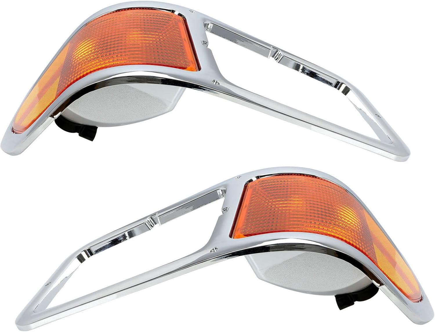 for Ford for F750 2000-2013 2015 Right Left Headlights Bezel Head Lights Pair Plastic Both Driver & Passenger Side Signal Corners -020