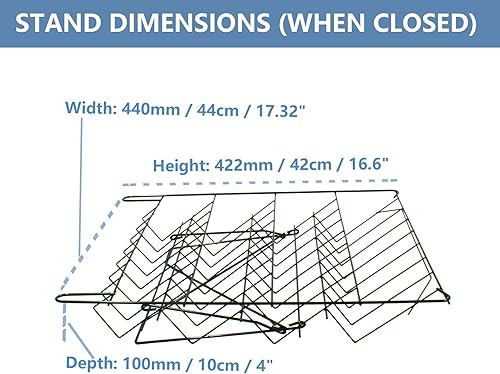 Miniatura 3 de NEESEEYEE Revistero de alambre con 4 niveles abiertos, estante de firma de libros, estante de encimera de alambre, capacidad para revistas y