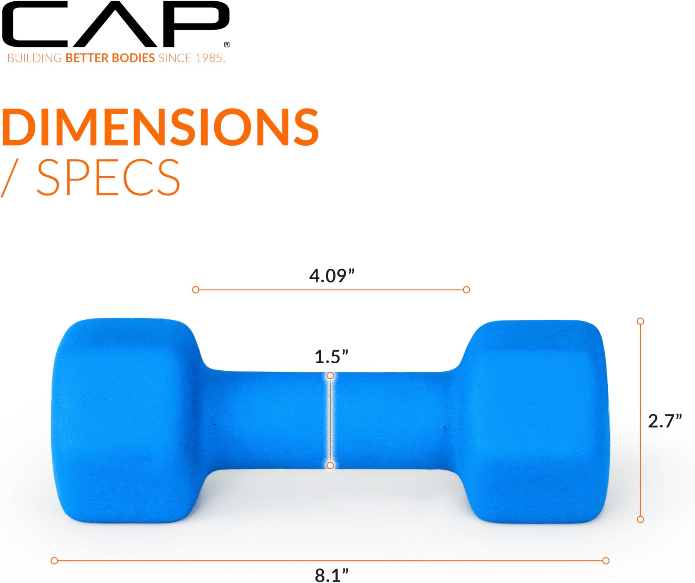 CAP Barbell Neoprene Dumbbell Weights