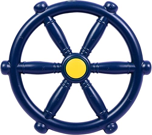 RedSwing Rueda de barco pirata 2.0, accesorios para volante Swingset, accesorios para patio trasero al aire libre, color azul