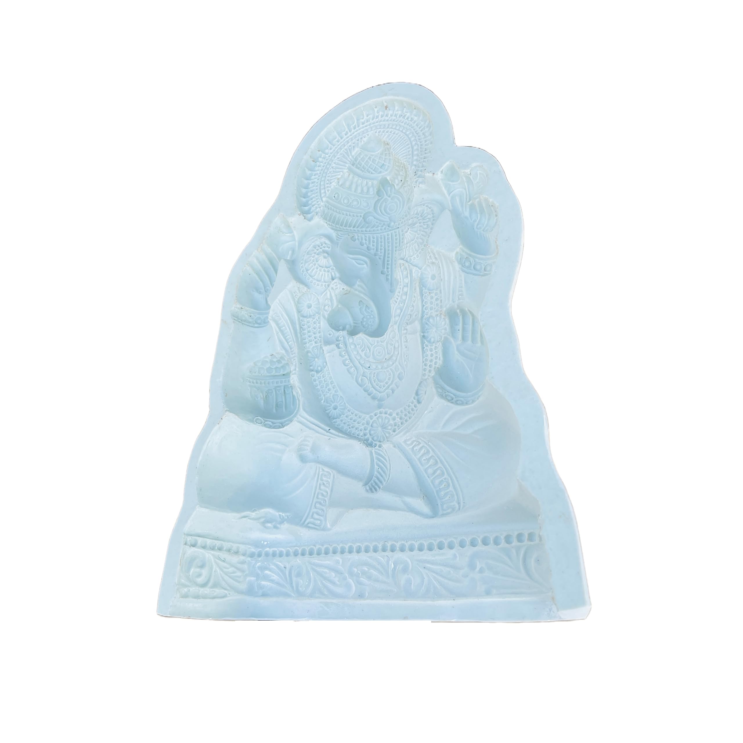 Art sculpture Fiberglass Dagdusheth Ganapati Idol Making Mold/Mould Hight 13 Inch, White - Image 4 thumbnail