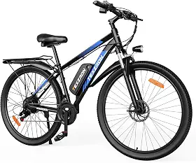 Bicicleta Elétrica para Adultos, Pneu Largo de 20”x4”, Motor Sem Escova de 1000W, Bicicleta Elétrica de Motocicleta de 7 Velocidades, Bateria de 48V, Moto de Terra Até 45Km/h