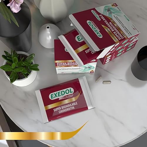 Miniatura 8 de Exedol Z-globex Cápsulas de glucosamina de condroitina. Apoya las articulaciones y ayuda a la regeneración del cartílago, 120 unidades. Condroitina