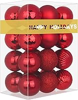 Vista 18 de Esferas de Navidad plateadas grandes de 4 pulgadas, inastillables, adornos colgantes para árbol de Navidad, cumpleaños, Halloween, fiestas