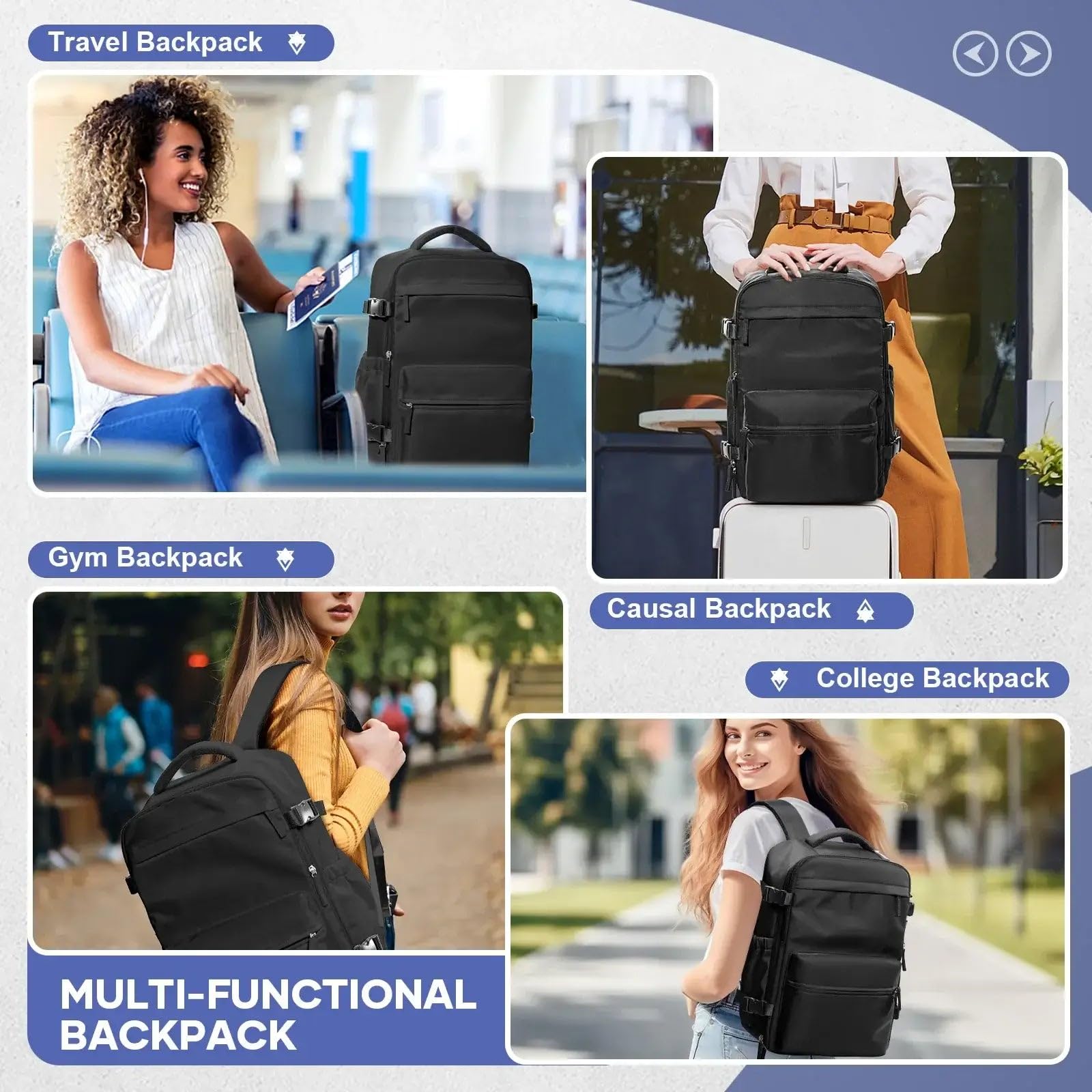 Męski plecak kompresyjny próżniowy: Travel & Tech Ready