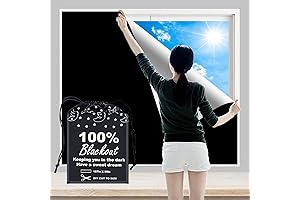 100% Blackout Portable Window Coverings for Any Size or Shape Window