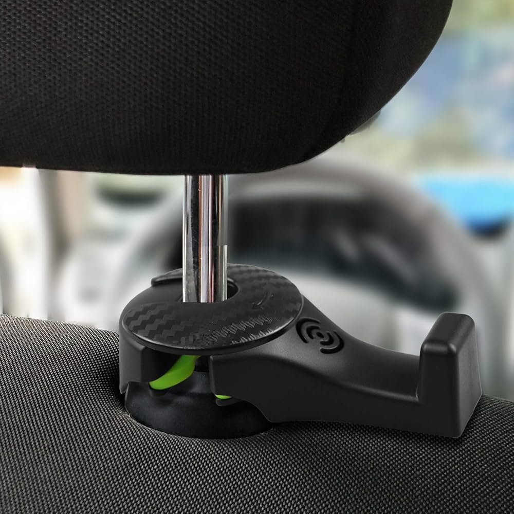 コルビジェ    ヘッドレスト Amazon | Kribin 4個パック 車のヘッドレストフック ロック