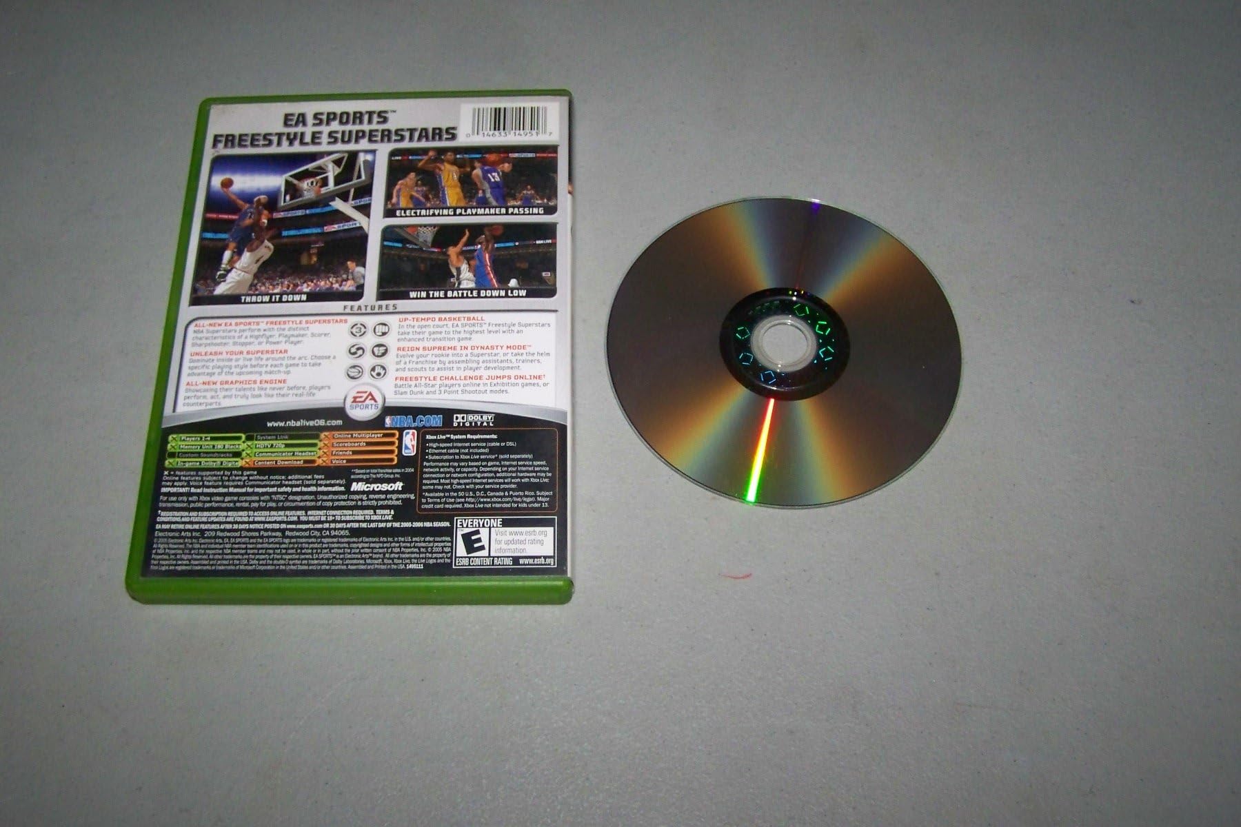 NBA LIVE 06 XBOX B2サイズ 告知ポスター EA Sports™ NBA Live 06 (2005)
