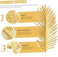 Vista 2 de Hojas de simulación 20 piezas de hojas de Monstera artificiales para decoración interior y exterior arreglo floral