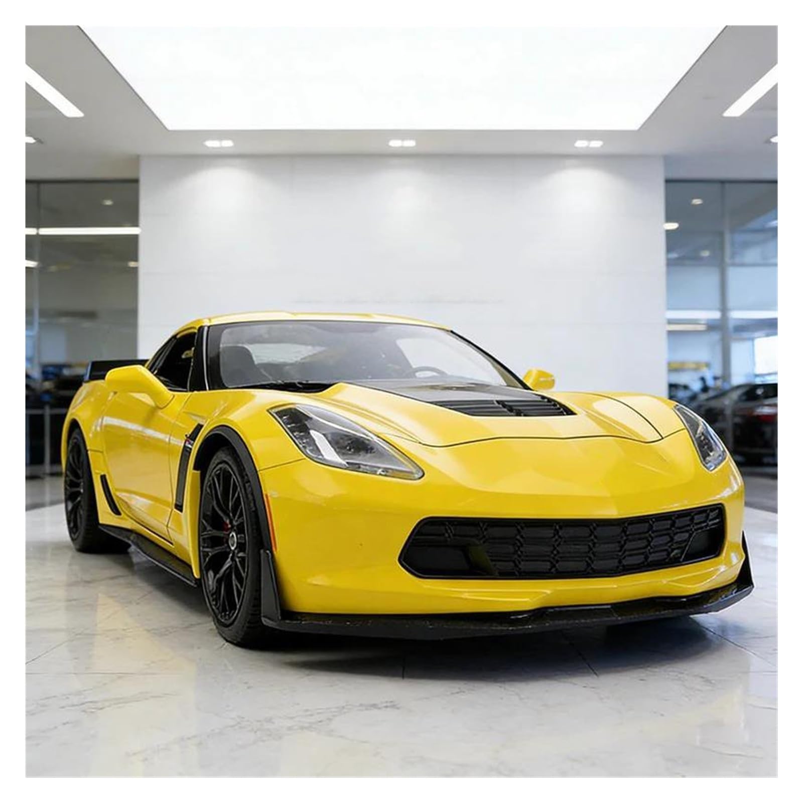 Btwodian Scale Model Car For Corvette Z06 2017 Diecast Model Car