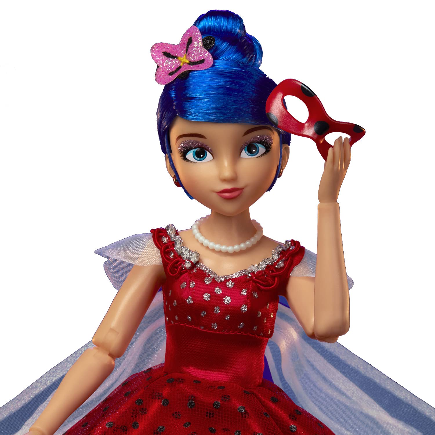Bandai - Cudowna biedronka i czarny kot - lalka - Marinette - Biedronka na studniówkę - 26 cm przegubowa lalka - P50155