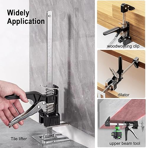 Miniatura 2 de Paquete de 2 gatos de brazo de ahorro de mano de 15.5 pulgadas, herramienta de elevación manual multifunción de 15.5 pulgadas, gatos elevadores de