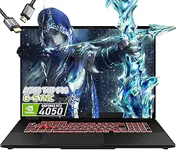 ASUS -TUF F16 Gaming-Laptop RTX 4050 - Intel Core 5 210H Beat AMD Ryzen 7 7435HS -40.6 cm FHD+ Display 144Hz- 32GB RAM -1TB PCIe SSD -RGB Backlit Keyboard -G-SYNC -Portatil Gamer PC -Windows 11 -Cabo