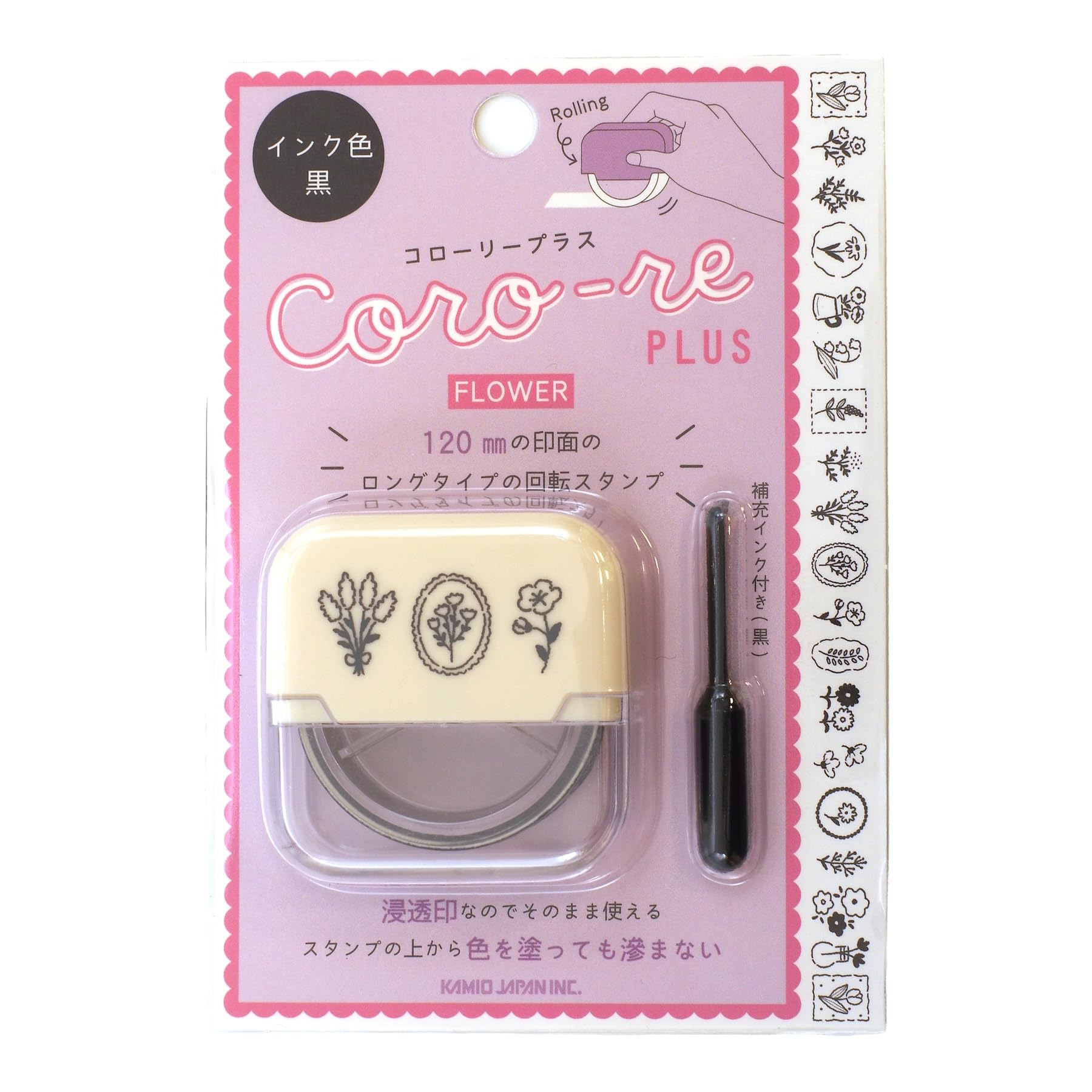 Camio Japan 230014 Stamp Colory Plus FLOWER : Amazon.sg: Office 