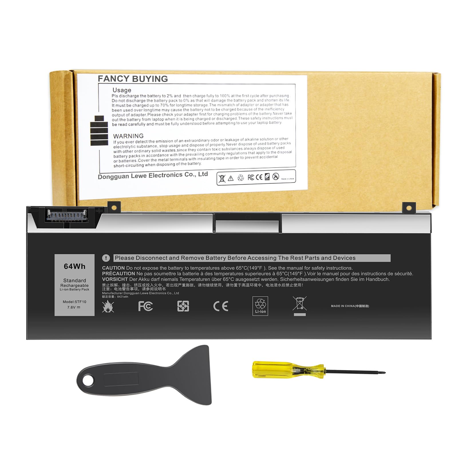 Fancy Buying 5TF10 GHXKY Laptop Battery for Dell Precision 7730 7740 P34E 7530 7540 P34E P74F P34E001 P34E002 P74F001 P74F002 Series Notebook NYFJH RY3F9 0RY3F9 7M0T6 05TF10