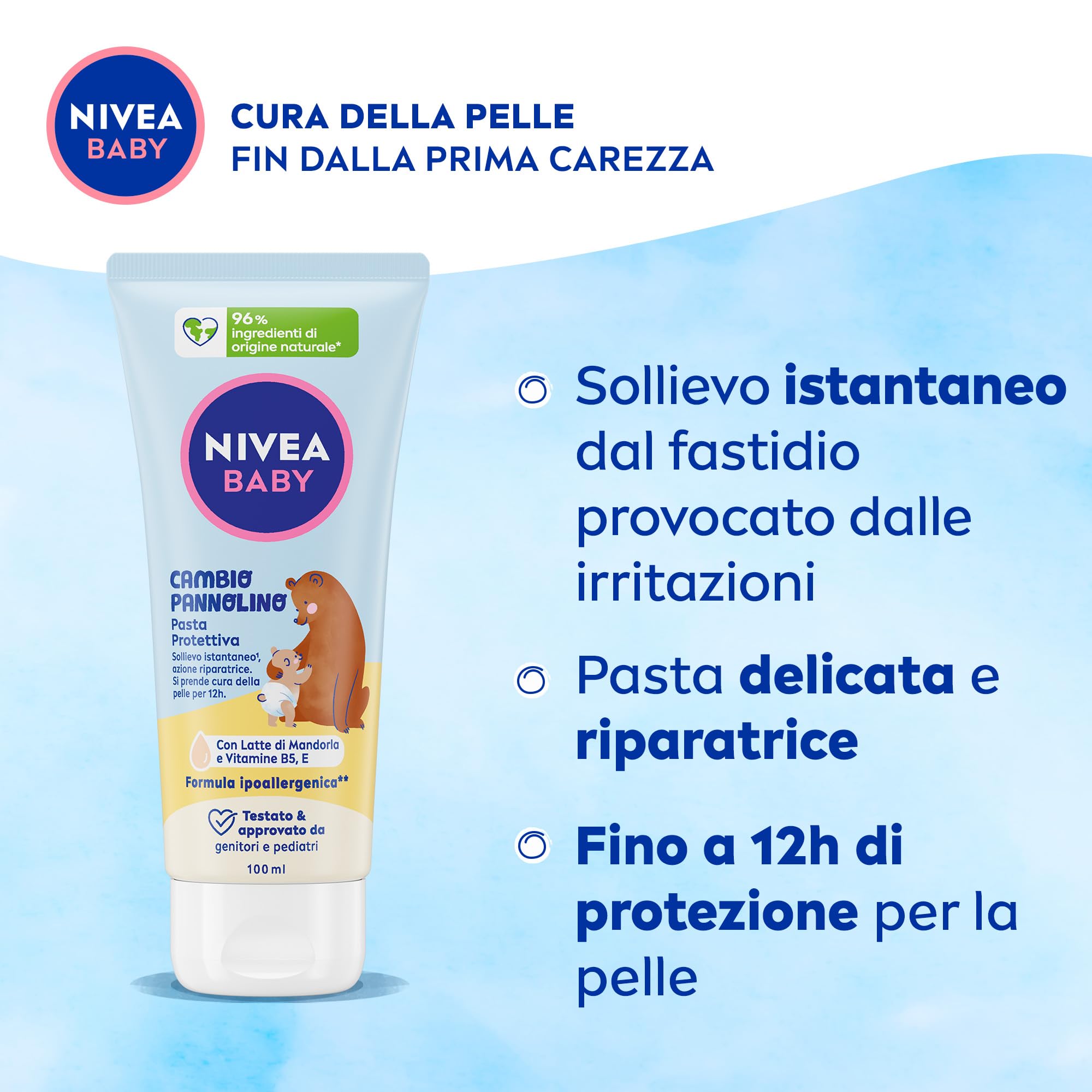 NIVEA BABY Pasta Protettiva Cambio Pannolino 100ml
