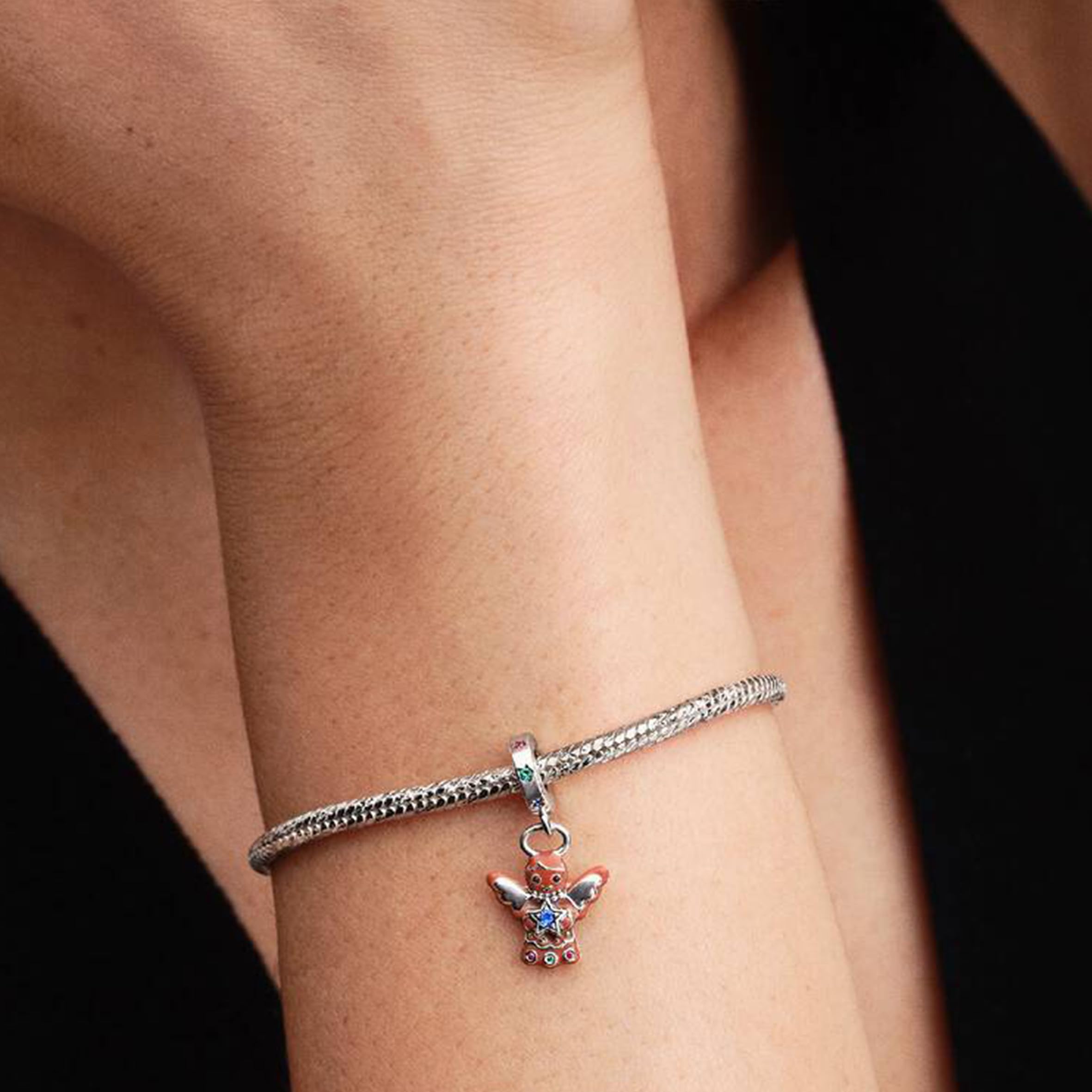 PANDORA Lebkuchen-Engel Charm-Anhänger 794247C01 Charm Anhänger
