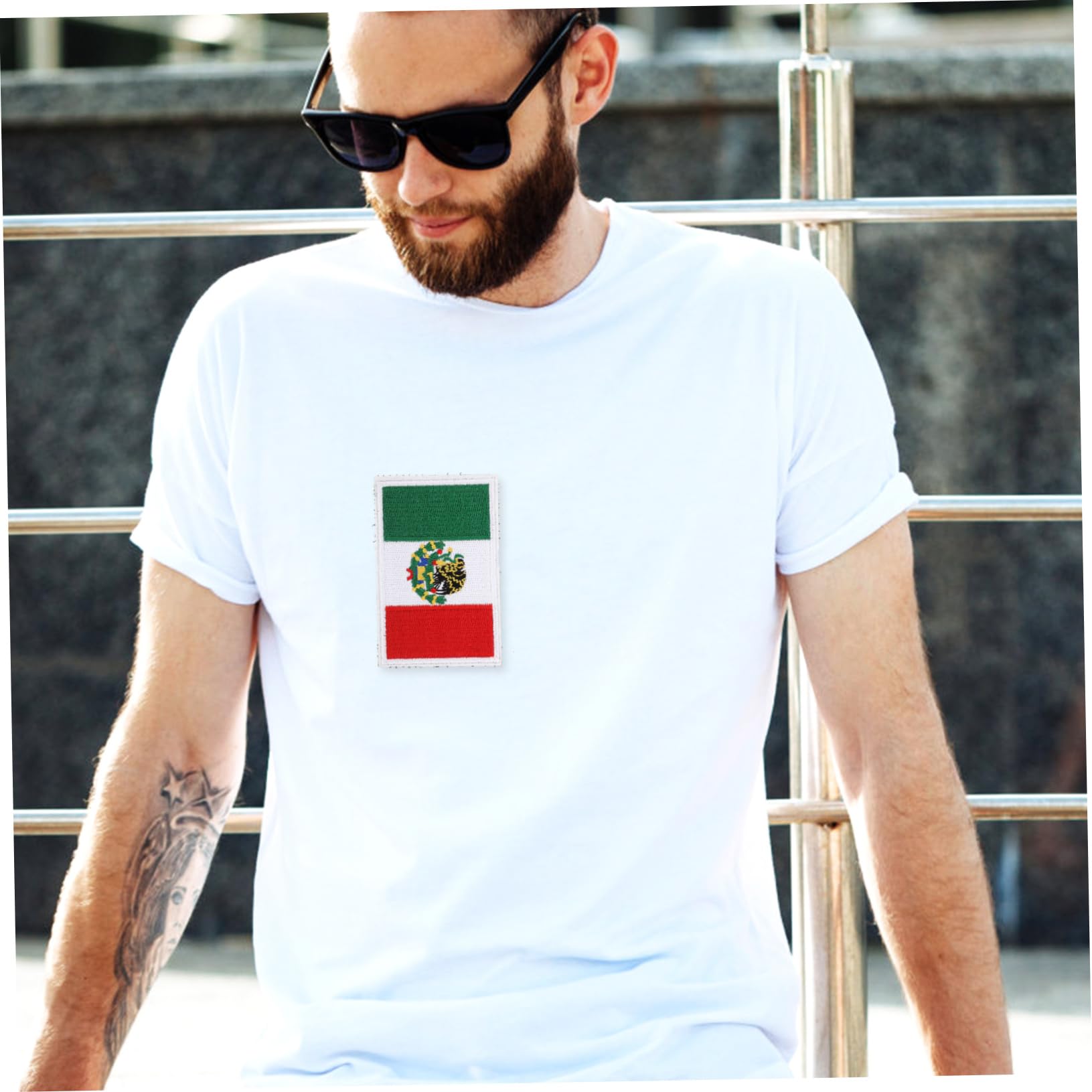25pezzi Toppe Termoadesive Bandiere Per Abbigliamento e Accessori Decorazioni Per Borse e Scarpe Per Riparazioni e Decorazioni Te