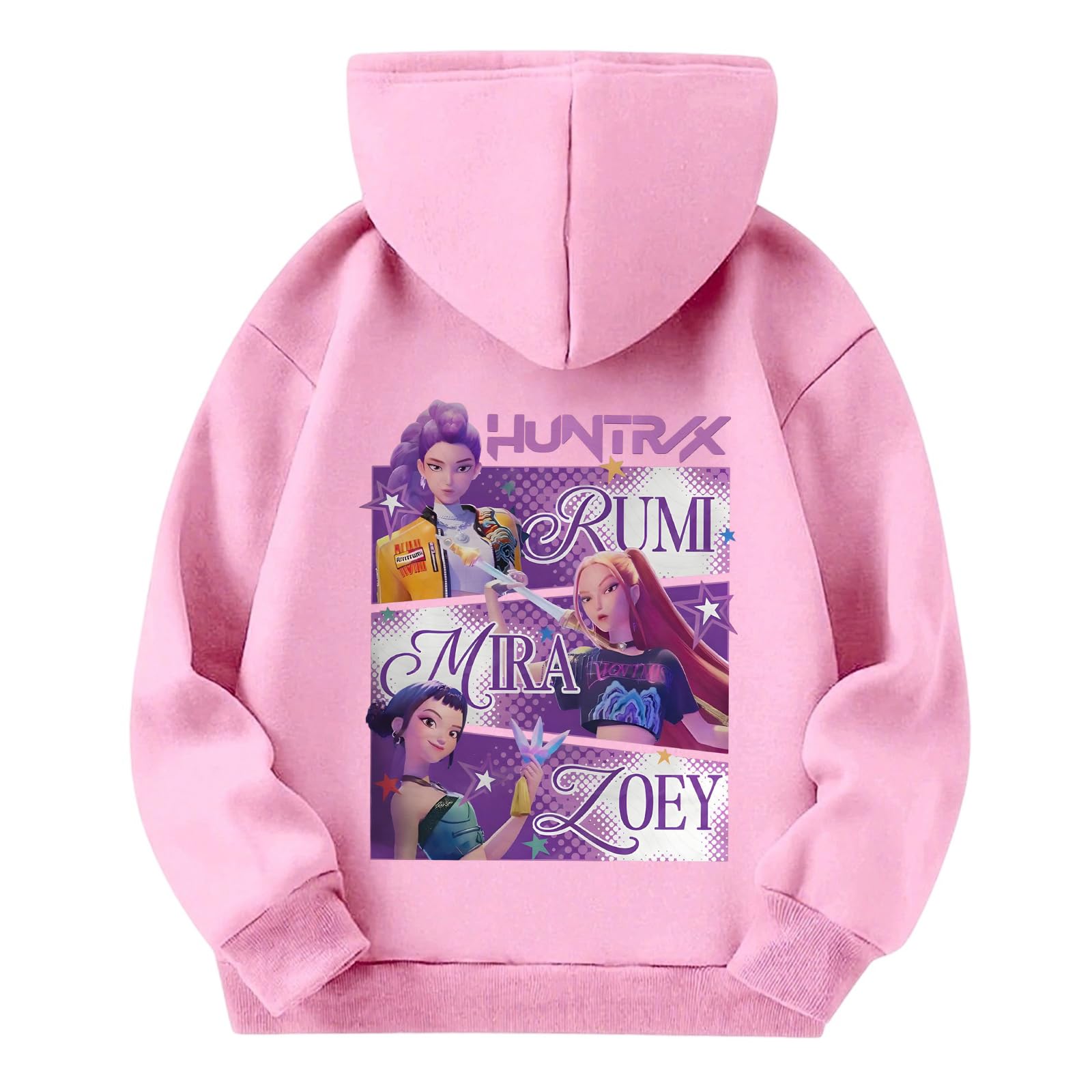 Genérico Sudadera KPOP Niña,2026 Carnaval Sudadera con Capucha Moda Anime con Estampada de música Manga Larga Sudaderas Cómodo Y2K para Niña de 2 a 14 Años — view 3