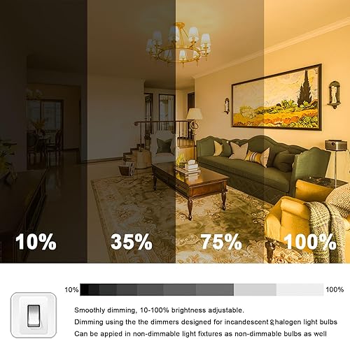 Miniatura 5 de JDE11 - Bombillas halógenas de 120 V 100 W (bombilla LED E11 de reemplazo), base de candelabro T4, bombilla JD E11 de 2700 K blanco cálido regulable