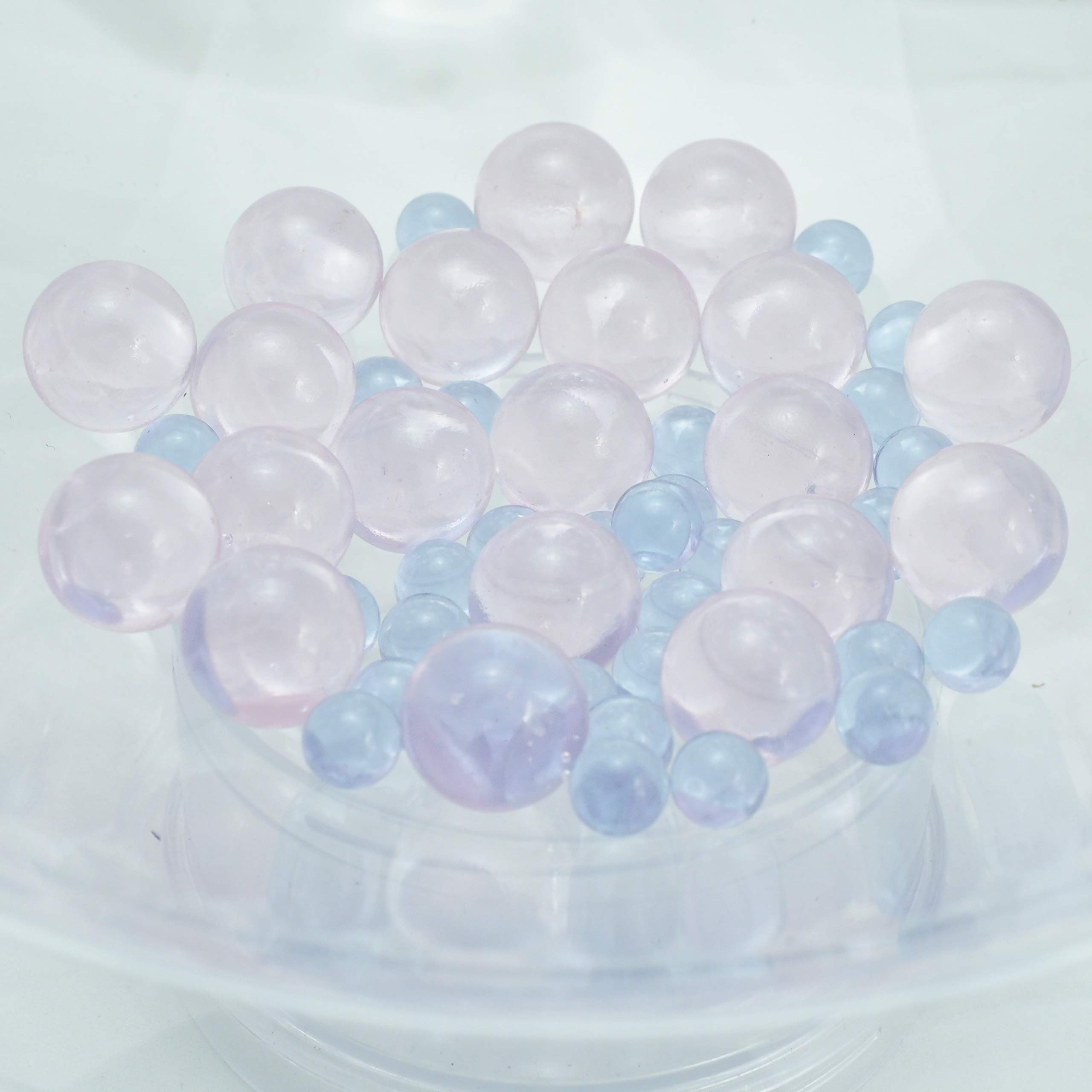 Amazon.co.jp: ビー玉 ガラス玉 50粒セット（ピンク15mm20粒
