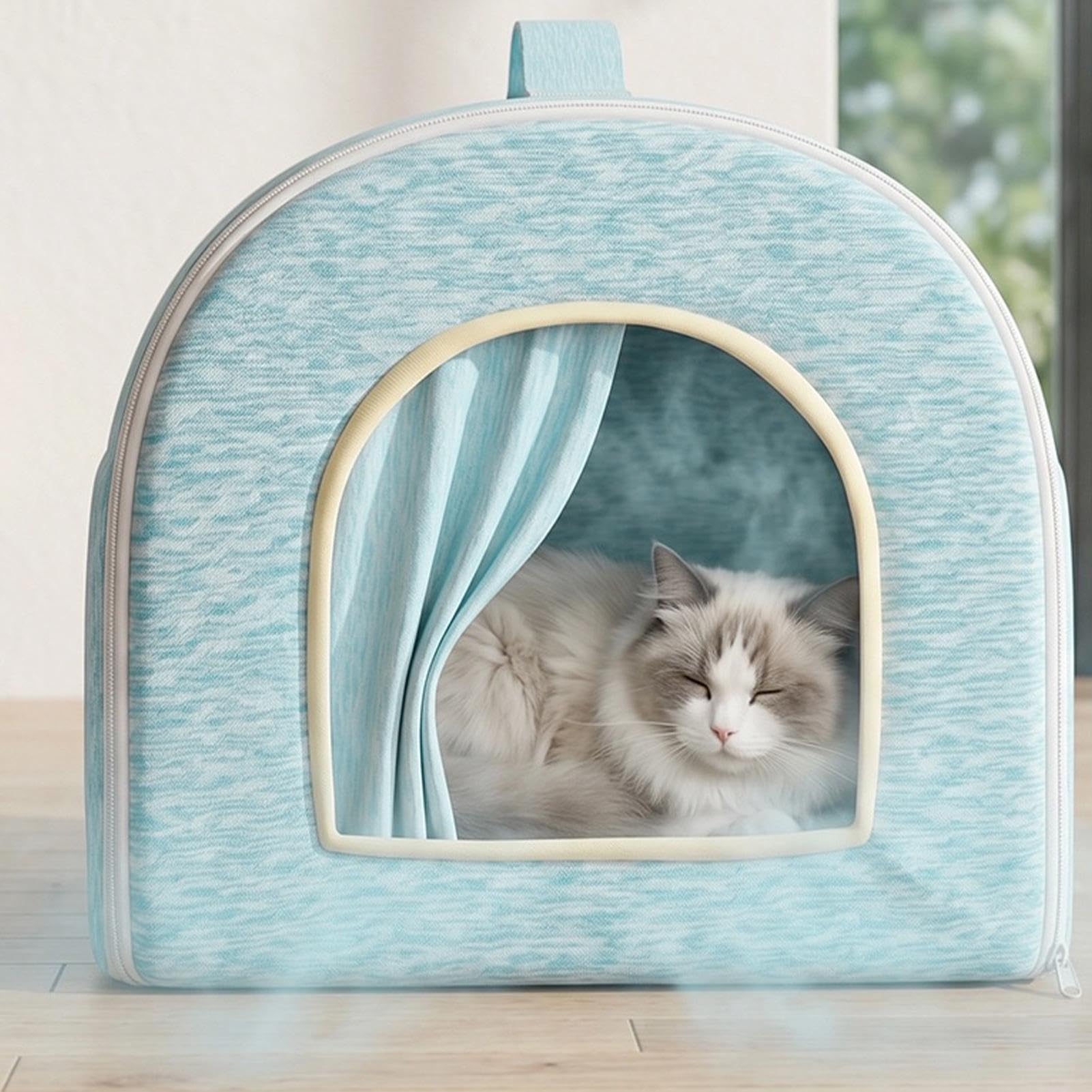 Heated Cat House – regulowana temperatura, zamknięta kot, ciepły szczeniak