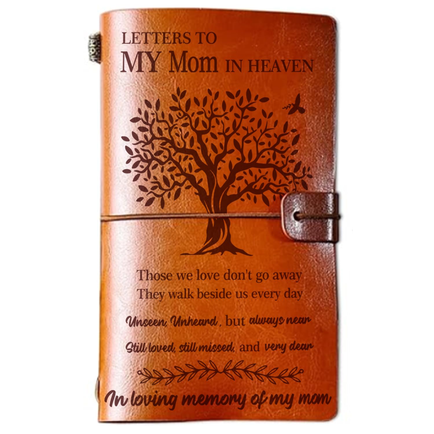 Photo 1 of Memorial Gifts for Loss of Mom Leather Journal, Sympathy Gifts for Loss of Mom Bereavement Gifts, in Loving Memory Notebook, Remembrance Funeral Condolence Gifts for Loss of Mother