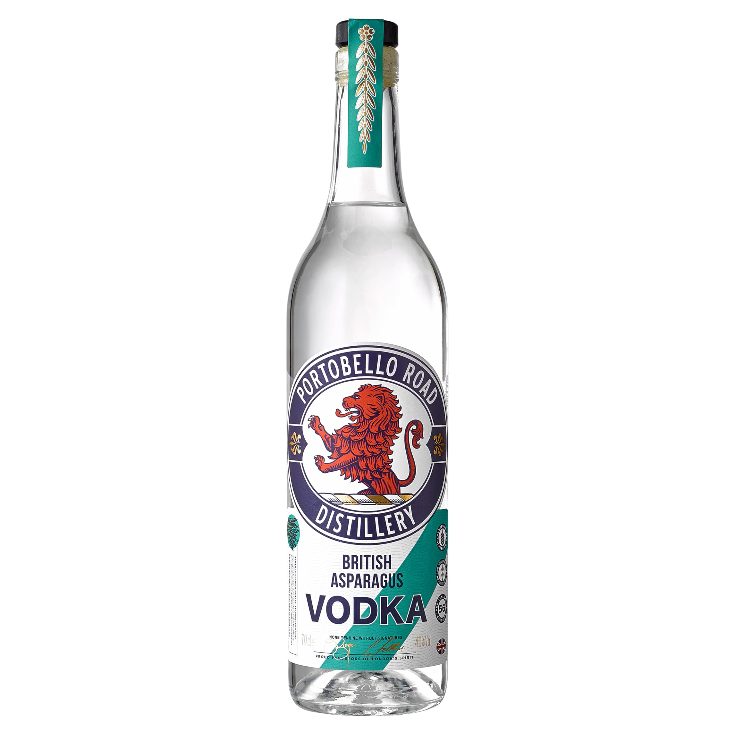 Portobello Road Limited Edition Asparagus Vodka 70cl 40% ABV