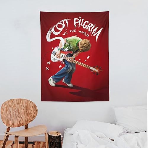 Miniatura 7 de Scott - Tapiz de película Pilgrim Vs The World (18) arte de pared, pintura, tapices impresos, obras de arte, dormitorio, sala de estar, decoración