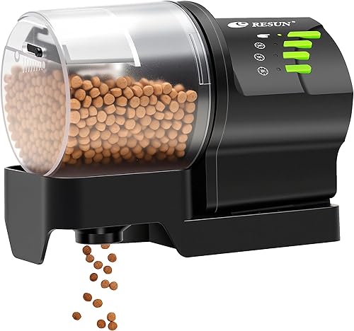 Ycozy Alimentador automático de peces para acuario, dispensador automático de alimentos con temporizador para tanque pequeño, acuarios,
