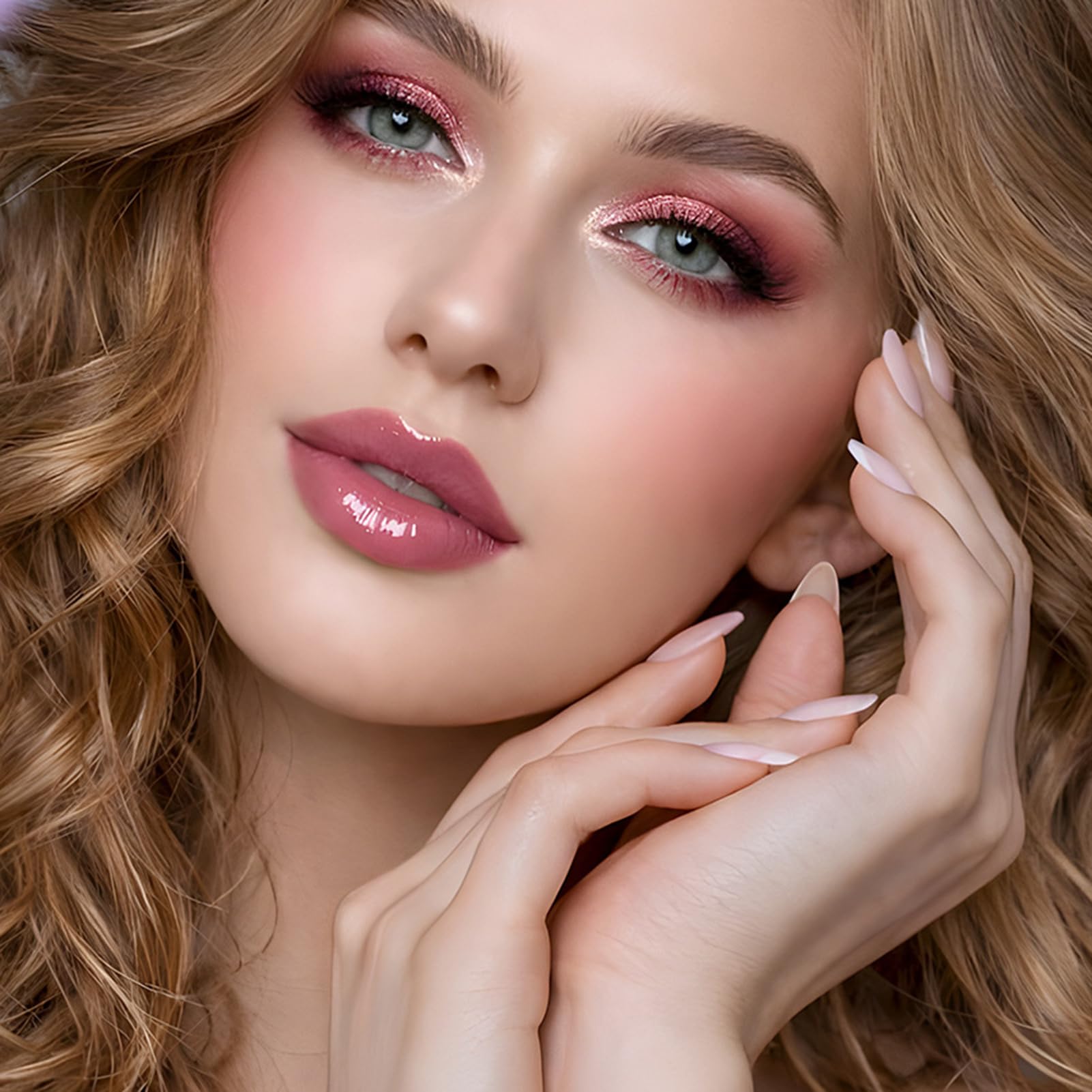 Trucco a Libro Illuminante e Fard a Lunga Durata e Facile da Sfumare | Palette di Trucco con Polvere per Contorno e Ombretti Ideale per Viso Occhi Labbra Compleanno Feste San Matrimonio