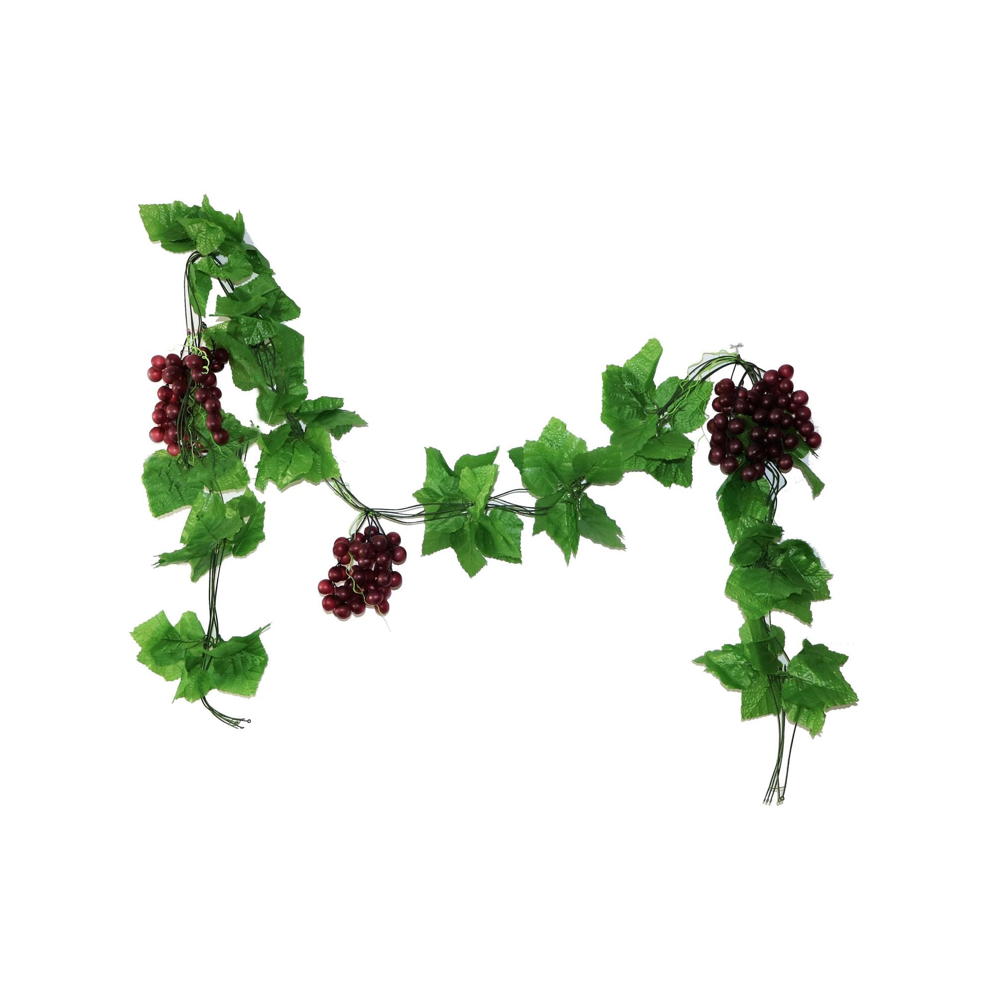 Lorigun 28cm Realistic Artificial grape Decorazione della casa Decorazione della cantina di vino Grande mazzo di simulazione Black fruit Grape 1 String