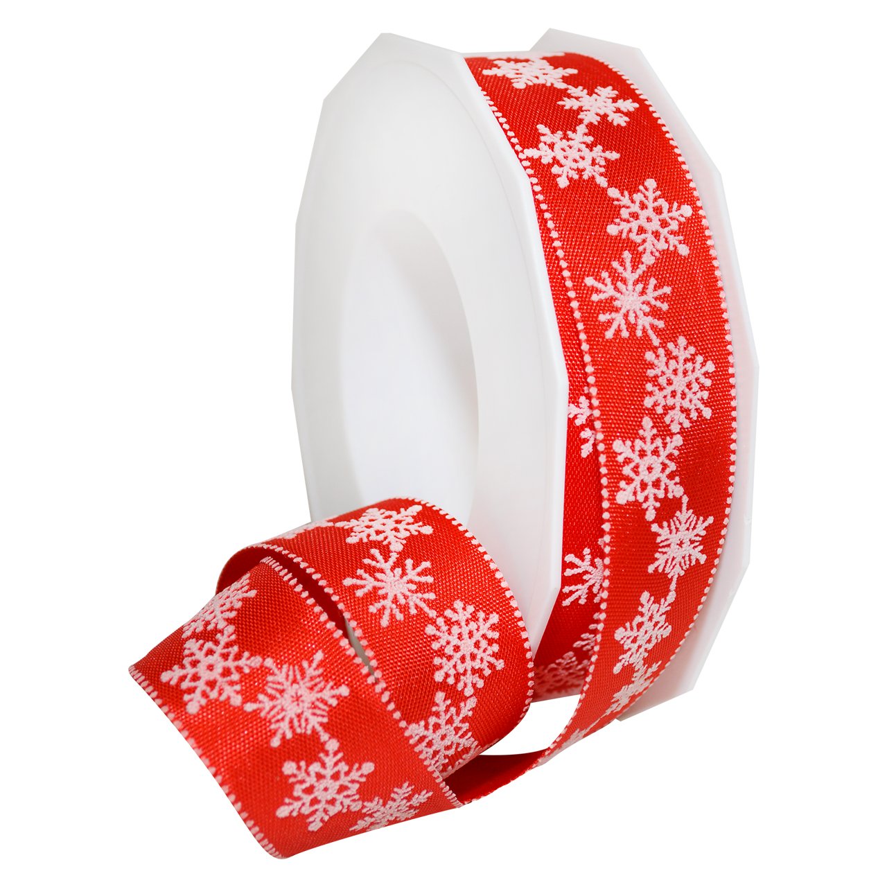 Morex Ribbon Red Präsent Snow Ribbon, Polyester, 11 X 11 X 3 Cm