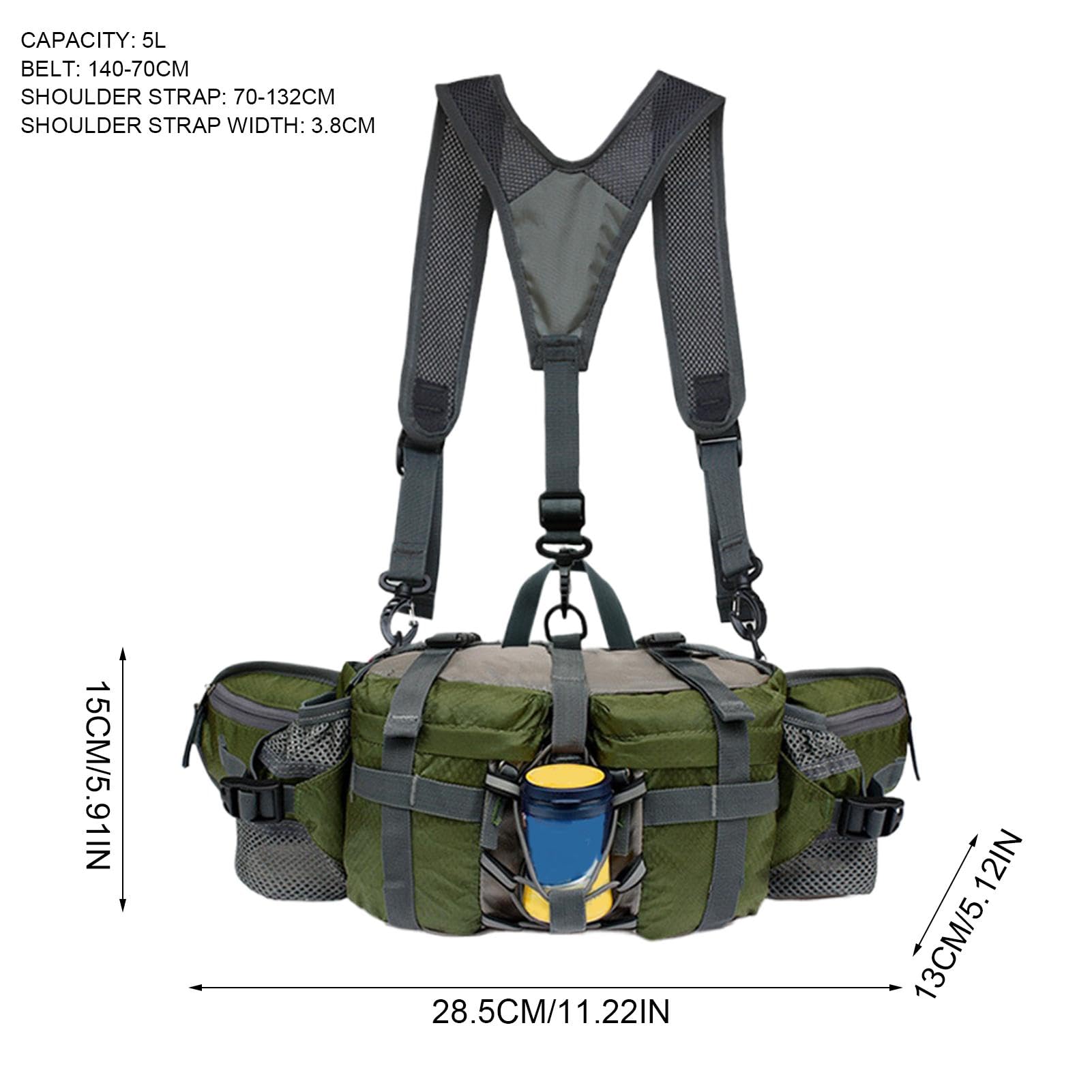 Riñonera impermeable para senderismo, riñonera para exteriores
