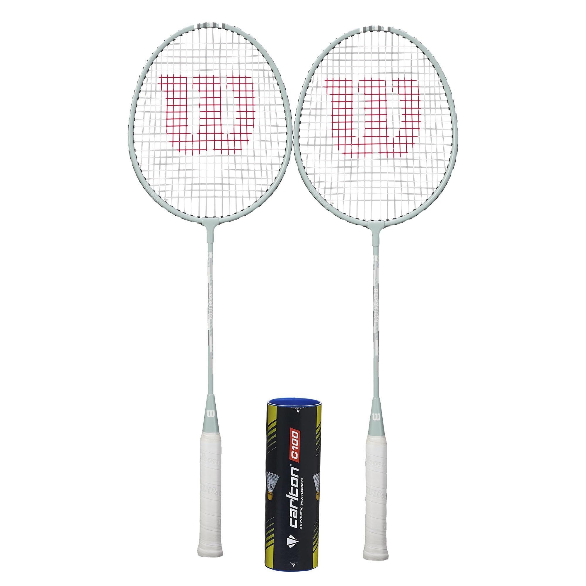 Wilson Reaction 2 Play Badminton Set inc 2 Rackets & Shuttles