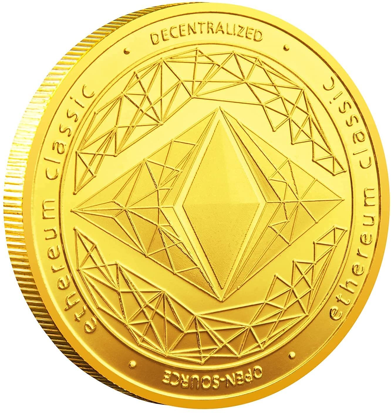 NEDLON 2 Stück Ethereum Coin Krypto Münzen Kryptowährung Favorite Coin  Blockchain ETH Physische Gedenkmünze Chase Coin : Amazon.de: Spielzeug