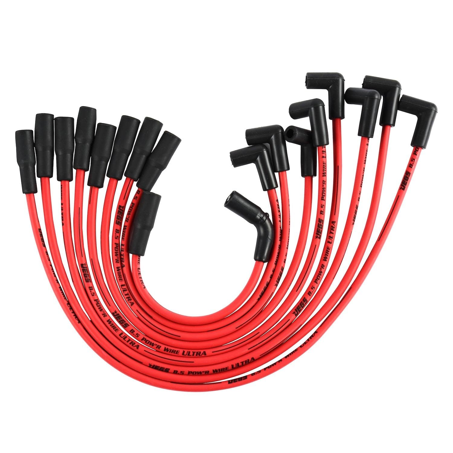 JEGS 4020244 8.5mm Red Ultra Pow r Wires 1996-2000 GM Small Block Chevy Truck Vortec 5.7L