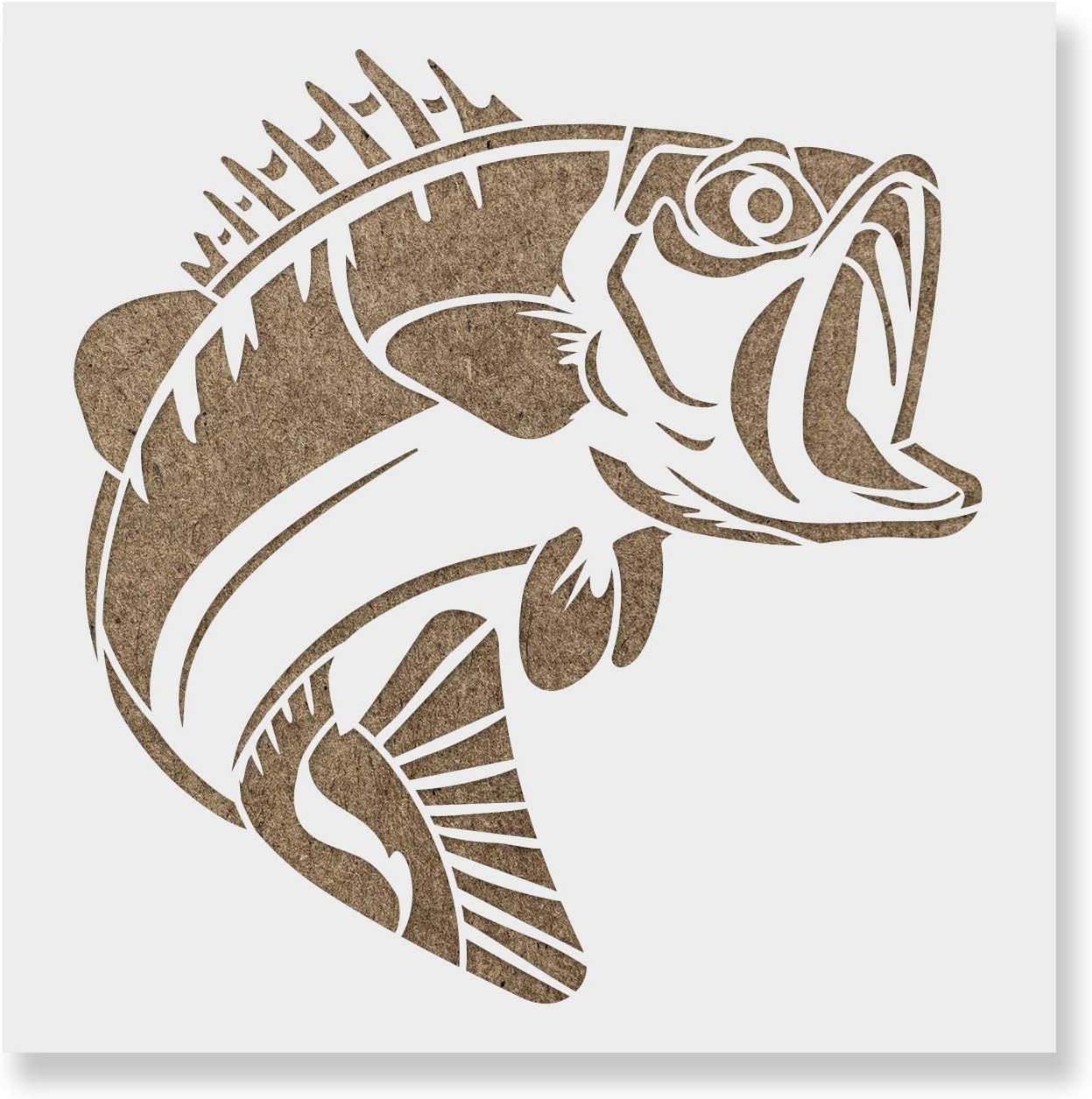 Amazon Bass Fish Stencil Painting Stencil Bass Stencil amazon-bass-fish-stencil-painting-stencil-bass-stencil