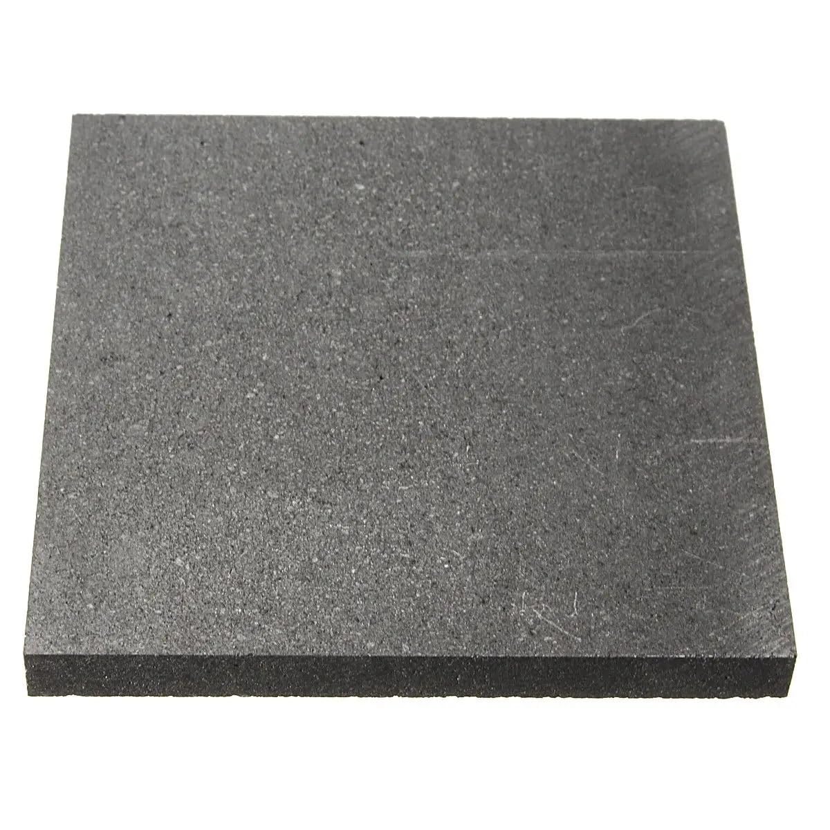 High Purity Electrode Graphite Carbon Sheet 4"x4" - Customizable Thickness Options for Electrode Applications,1pc(100X100X40mm)
