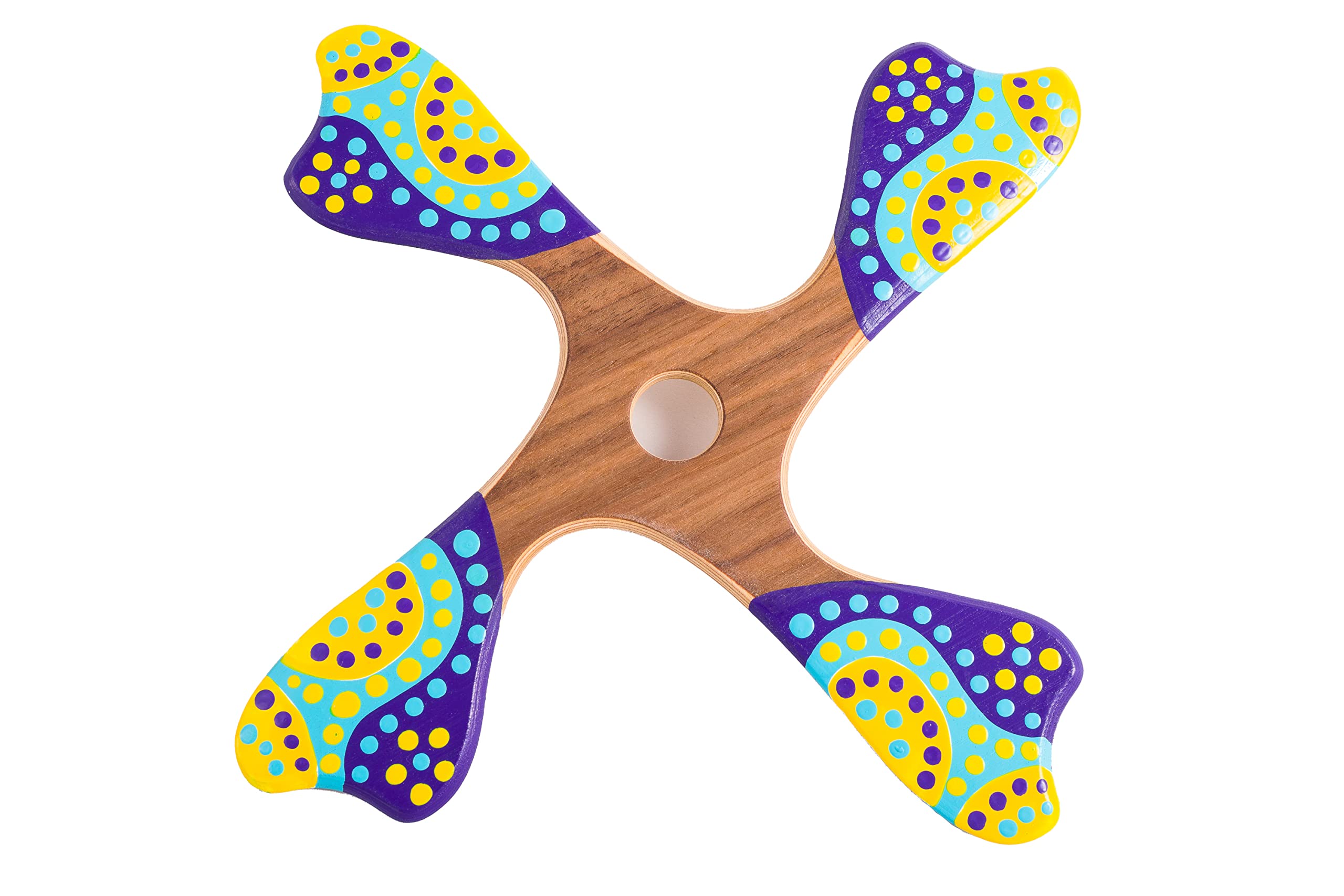 Boomerang en bois Balabalaa adultes : Ne perdez plus votre projectile avec un retour fiable