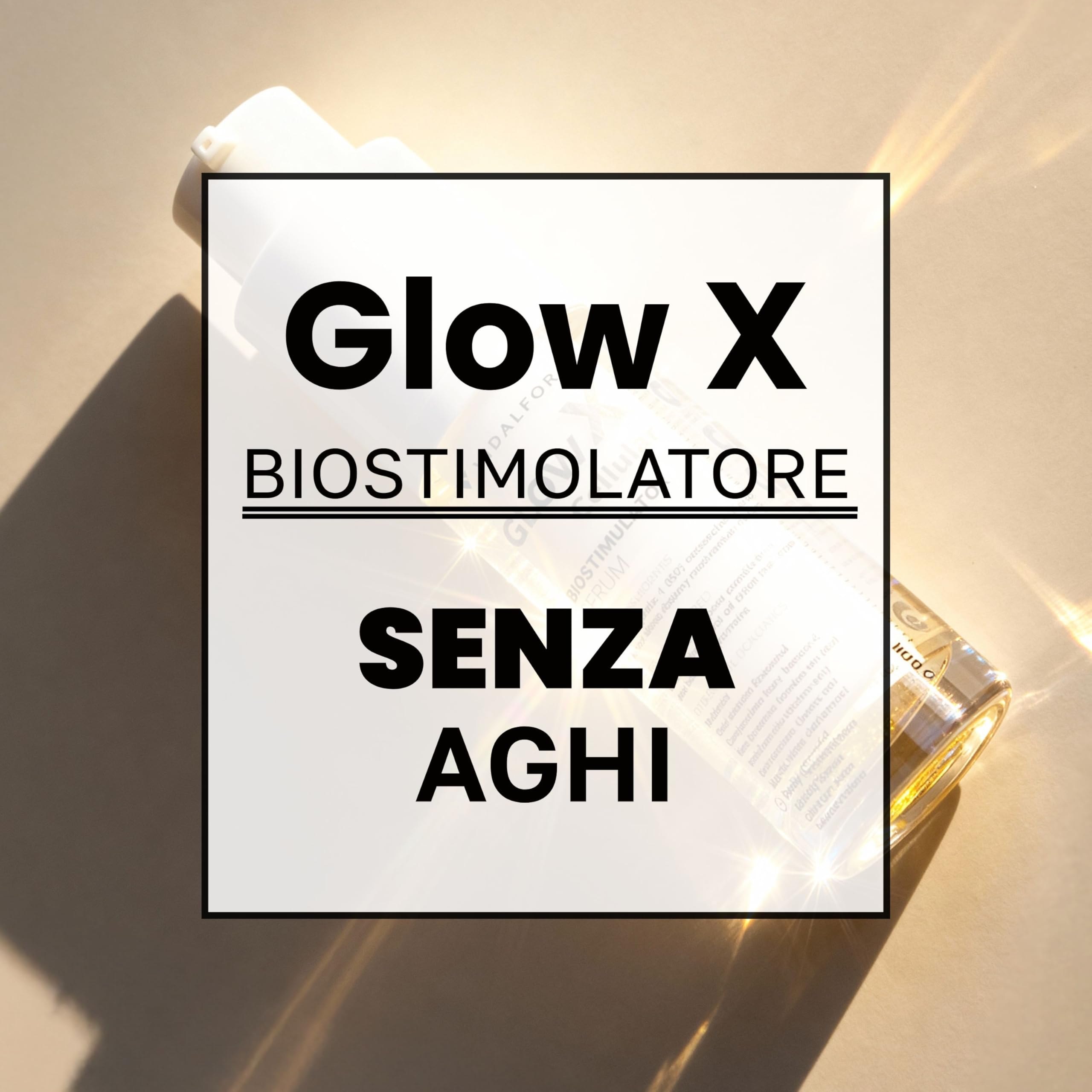 GLOW X Siero Biostimolatore Estremo - Fino all'1.100% in più di Collagene - Il segreto delle stelle di Hollywood I Siero antirughe naturale con 100/100 in Yuka 30ml