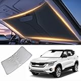 Windshield Sun Shade for Kia Seltos Front Window Shades Cover for 2020-2025 Seltos Windshield Sun Visor Protector Car Accessories