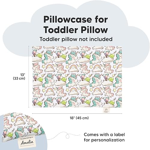 Miniatura 2 de KeaBabies Funda de almohada para niños pequeños de 13 x 18 pulgadas, funda de almohada orgánica para niños y niños, funda de almohada de algodón 100