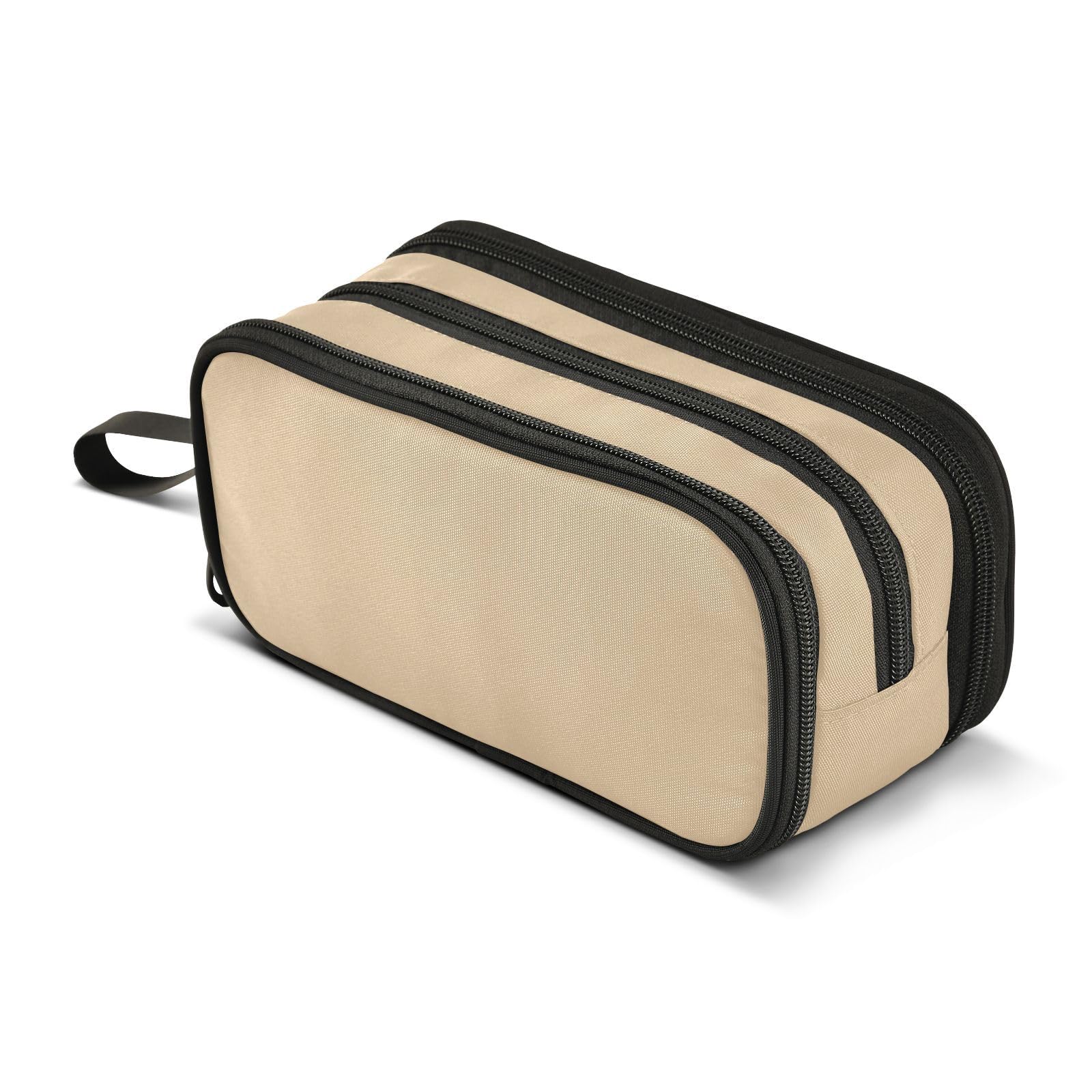 JUNZAN Tan Pencil Bag Aesthetic Pencil Case Pen Pouch for Women Men School Office College Stationery Supplies