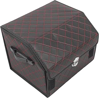 VICASKY Organizadores De Camping E Armazenamento Organizador De Porta-Malas Para Suv Organizador De Porta-Malas Suv Organizador De Van Acampamento Couro Caminhão Carro Organizador De Van