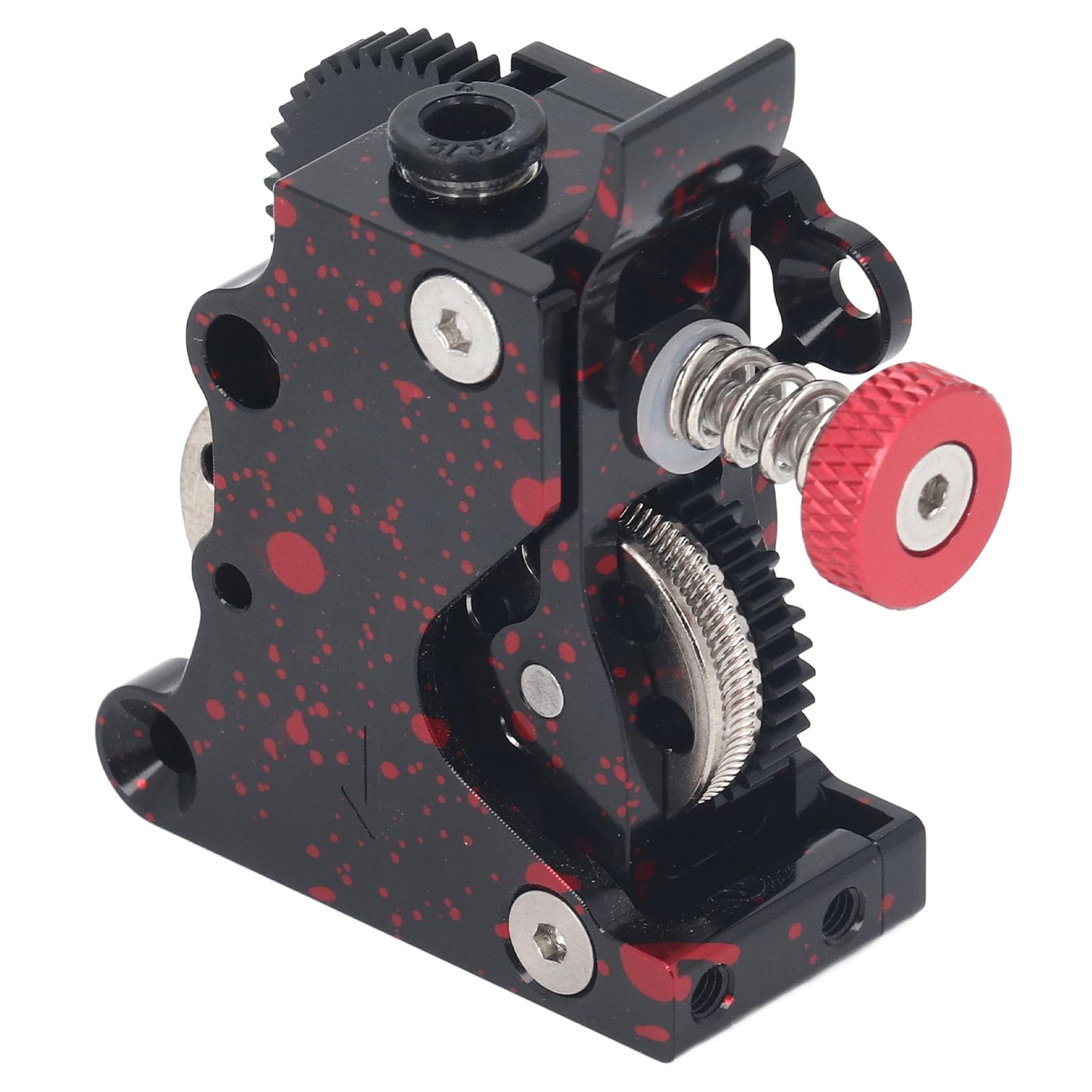 Extrusor de doble engranaje, engranaje reductor de acero endurecido totalmente metálico, extrusor para impresoras 3D para filamentos de PLA, ABS, PETG, TPU, PP, PC, nailon, PEEK, P