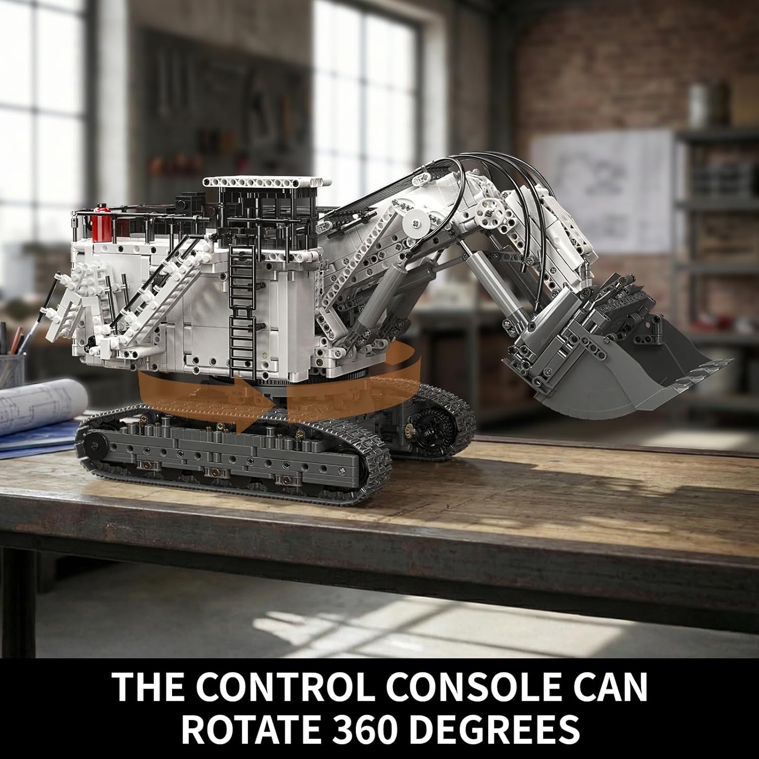 Mould King App Control Large Excavator Building Set for Adults, 3567 Pieces Mining Construction Vehicle Model with Motors, STEM Engineering Blocks Kit