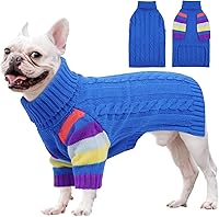 Vista 12 de Suéteres XXL elásticos para perros, suéter de punto de cuello alto para perros extra grandes, suéteres para perros de tamaño grande, suéter cálido