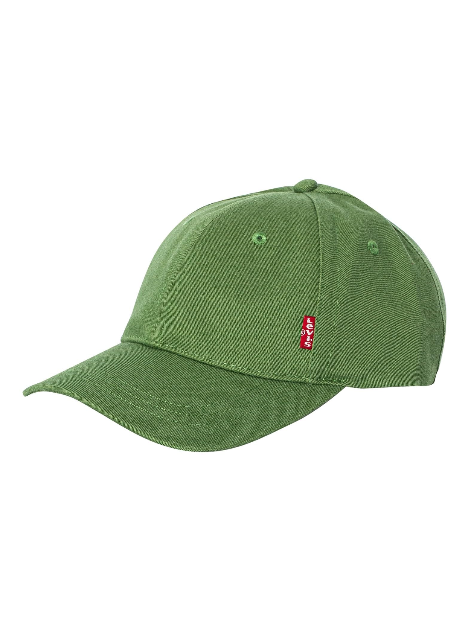 Levi's Medium Green Classic Twill Red Tab Baseball Cap, Un