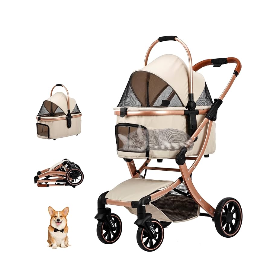 ペットカート ベージュとブラック 360度回転 新品、未開封 ペットカート ベージュと黒 360度回転 Amazon.co.jp: Fantoxcy